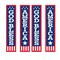 15" x 5 Ft. 9 1/2" Patriotic God Bless America Pillar Buntings 2 Pieces